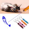 5 cores pet ponteiro laser cat toys desenhos animados caneta laser diodo emissor de luz criativo engraçado pet cat toys caneta com brilhante animação rato