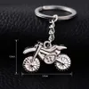 10st creative motocross styling metall nyckelkedja ringhållare motorcykel nyckelfobs sleutelhanger charm nyhet smycken gåva nyckelring