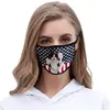 2020 American Flag Face Mask Children Adult Size American Independence Day Dammtät modetryck Ice Silk Face Mask Washable Mask