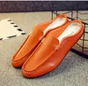 High Quality Men's Half a pack slippers Fashion Comfortable Loafer Shoes Flats Casual Shoes Men Size 39~44