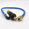 DKJ10-25 Adaptador Dinse Conector rápido con cuerpo completo de cabeza azul de 4M TIG-9 WP-9 WP9 Antorcha de soldadura TIG