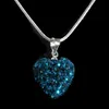 liefde hart nieuwe flessen en liefde kristal hanger ketting goedkope diamant legering ketting trui ketting medaillon sieraden yd0084