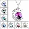 84 Design cabochons Glass Moon necklaces For Women Men Tree of Life Zodiac Sign flower Wolf nebula Space Galaxy Pendant chains Jewelry