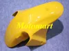 Kit de carenagem de motocicleta para HONDA CBR600F4I 01 02 03 CBR 600 F4I 2001 2002 2003 ABS Amarelo branco azul Conjunto de carenagens+presentes HJ05