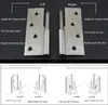 3 inch roestvrij staal automatische deurscharnier afneembare toiletpartitie scharnier positionering automatische retour rechts linker scharnier 002-9