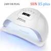 Sun X5 Plus UV Lamp LED -nagellampa 54W36W nagelorkare Ice Sun Light for Manicure Gel Nails Torkning för gel -lack7946078