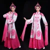 Dames Lange Mouwen Drama Kostuums Chinese Nationale Peking Opera Klassieke Stage Wear Princess Dress Oude Hanfu Etnische kleding