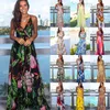Женщина роскошная одежда мода слинг печати пляжное платье винтажный национальный стиль солнцезащитная одежда высокое качество 2020 летнее новое