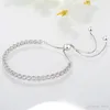 NOUVELLES Femmes De Mariage Plein CZ Diamant Main Chaîne Bracelet Boîte D'origine pour Pandora 925 En Argent Sterling Taille Réglable Bracelets Set210e