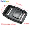 25pcs/lot 1" Plastic Center Release Buckle for Outdoor Sports Bags Students Bags Luggage