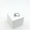 جديد 925 Sterling Silver CZ Diamond Ring Logo Box Origin
