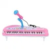 37 Tasten Electone Mini-Elektronik-Tastatur, Musikspielzeug mit Mikrofon, pädagogisches elektronisches Klavierspielzeug für Kinder, Kinder, Babys