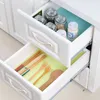 4 unids Set Refrigerador Congelador Matería Armario Cajonera Mats Aislulado Placemat Frigorífico Bin Antiamricción Anti Frost Amplia Pad VT1357