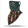 미국 국기 인쇄 양산 보호는 남성과 여성 귀마개 삼각형 스카프 스카프 마스크 EEA1444 매달려 마스크