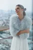 Silver Grey 2019 New Fur Wraps Wedding Shawls Bolero Jackets Winter Bridal Cape Winter Coat Bridesmaid Wrap Fast 276H