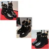 Moda Çizmeler Bayan Ayakkabı Lüks Topuklu Kış Boot Martin Kar Patik Parti Severler Siyah Işlemeli Deri Ayakkabı Patik Topuk Deri Kadınlar Yüksek Kaliteli Boot