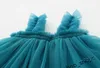 Baby Girls Summer Dress Gauze Mesh TUTU Dresses Sleeveless Princess Ball Gown 1-3Y Kid Trendy A-Line Clothing Children's Wear 80-130CM LY421