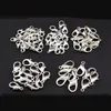 10,12,14,16,18,21mm Classic silver-plated wild multi-purpose DIY lobster key chain jewelry accessories LXK004 Clasps & Hooks