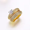 Wholesale-wedding rings sets luxury designer jewelry women rings engagement rings with crystal zircon silver mens ring model no. NE1066