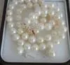 Livraison rapide et gratuite, nouveau collier classique de perles blanches de la mer du sud de 8MM, 20 pouces, 14k.