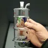 Le nouveau rond de bouteille d'eau en verre tuyaux en verre en gros tuyaux de brûleurs à mazout en verre incurvé, livraison gratuite