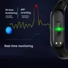 Smart Band Fitness Trcker M4 Sportarmband Stegräknare Puls Blodtryck Bluetooth Wirstband Vattentätt Smartband