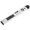 Freeshipping 0~225 Silver degree degree Protractor Spirit Level Digital Angle Finder Gauge Meter