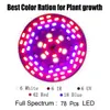 8W 10W 30W 50W 80W LED-Pflanzenlampe Vollspektrum-LED-Pflanzenwachstumslampe Gewächshaus-Pflanzfülllicht
