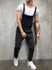 2019 Fashion Trend Jeans da uomo Hole Jeans Tuta Street Denim Distressed Suspender Denim Bib Jumpsuit 3 colori Opzionale 930