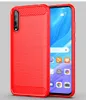 Coque en TPU brossé avec armure mince, Texture en Fiber de carbone, pour Huawei Nova 6 SE Honor V30 PRO P Smart 2020, 280 pièces/lot