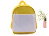 30 pièces sublimation bricolage blanc enfants enfants cartable maternelle livre sac impression par transfert à chaud