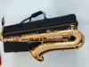 Новое поступление Bb T-901тенор-саксофон музыкальный инструмент золотой тенор-саксофон профессиональный мундштук Бесплатная доставка