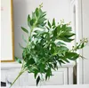 Artificial Leaves Bouquet Fake Willow Jungle Wedding Backdrop Decoration Christmas Faux Foliage Vine Party Home Decor Plant Xmas GD109