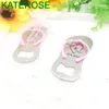 80PCS Customized Wedding Favors Beer Opener Printing LOGO Flip Flop Bottler Openers Bar Party Giveaways For Guest