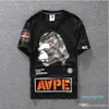 Alta Summerlovers Womemens fumetto Apes T -shirt Moda girocollo corto -Sleeve Classic Camo Printed Supply Co Camicie Uomo Tees Cartt