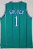 Mäns 10 # Mike Bibby Jersey 3 # ShareeF Abdur Rahim 50 # Bryant Reeves 1 # Muggsy Bogues Grön Vit Lila Larry 2 # Johnson 33 Alonzo Mourning