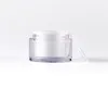 50pcs / parti 30g 50g akrylfuktgivande gräddeflaska Rund Form Face Cream Box Tom Kosmetisk Makeup Jars Container