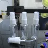 10ml 20ml 30ml 50ml 60ml 100ml Botellas vacías de PET Botella de spray de niebla fina de plástico transparente para limpiar Perfumes de aceites esenciales de viaje