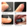 240pcs EngångspikklisterT Transparent lim av nagel manikyrförsörjning Salong Tillbehör Nail Art Tools Olika storlekar