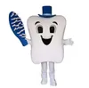 2019 Factory Direct Vente dents dents Mascot Mascot Costume Adult Taille Costume Parties dessin animé Apparaître anniversaire Halloween