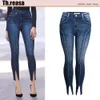 Sexy stretching hoge taille potlood vrouwen jeans mode bodem blauwe skinny denim herfst jeans vrouwen broek broek 2019