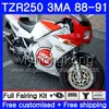 Комплект для YAMAHA Lucky Strike hot TZR250RR TZR-250 TZR 250 88 89 90 91 корпус 244HM.25 TZR250 RS RR YPVS 3MA tzr250 1988 1989 1990 1991 обтекатель