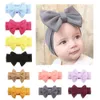 banda para el cabello del bebé Lovely Big Bow diademas Candy Color girl Accesorios para el cabello moda arco encantador niños bebé niños banda para el cabello envío gratis