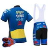 Vendite dirette in fabbrica Moxilyn 2019 Maglia da ciclismo corta da uomo / da donna Abbigliamento da bicicletta MTB Abbigliamento da bici Abbigliamento Set di bavaglini traspiranti 9D Gel Maillot Culotte