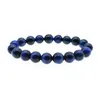 6 MM 8 MM 10 MM Pedra Natural Azul Pulseiras Para Homens Cura Tigre Beads olho cadeia Wrap Bangle Moda Jóias Presente