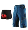 ARSUXEO Mäns Cykling Shorts Loose Fit Bike Shorts Utomhus Sport Cykel Kort Byxor MTB Mountain Water Beständig