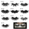 6D Mink Eyelashes 25mm Messy Cross Mink False Lashes Soft Natural Thick Eyelashe Eye Lashes Extension Beauty Tools GGA2029