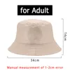 Unisex bomullshinkhattar Solskyddsmedel Vikbar Fiske Jaktmössa Basin Chapeau Utomhus Sun Prevent Hatt för kvinnor Män Barn1