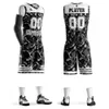 Personnalisé hommes basket-ball maillot ensembles uniformes adultes sport blanc collège survêtements jeunesse formation basket-ball maillots shorts