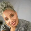 Vrouwen Grijze Haarverlenging Zilver Grijze Afro Puff Kinky Krullend Trekkoord Menselijk Haar Paardenstaarten Clip in Real Hair 80G 100G 120G